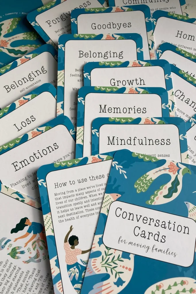 Book Cover: Conversation Cards for Moving Families